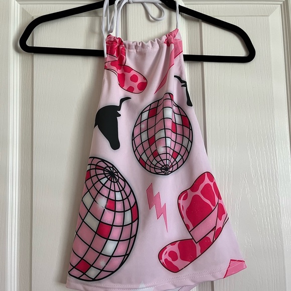 Pink disco western top - Picture 2 of 2